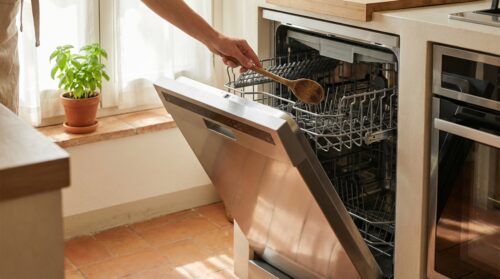 a ogni ciclo inserisce un cucchiaio di legno nella lavastoviglie un'abitudine insolita ma incredibilmente efficace