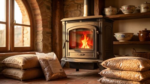stufa a pellet il calcolo facilissimo per sapere quanti sacchi di pellet acquistare per linverno senza rischiare di restare senza riscaldamento